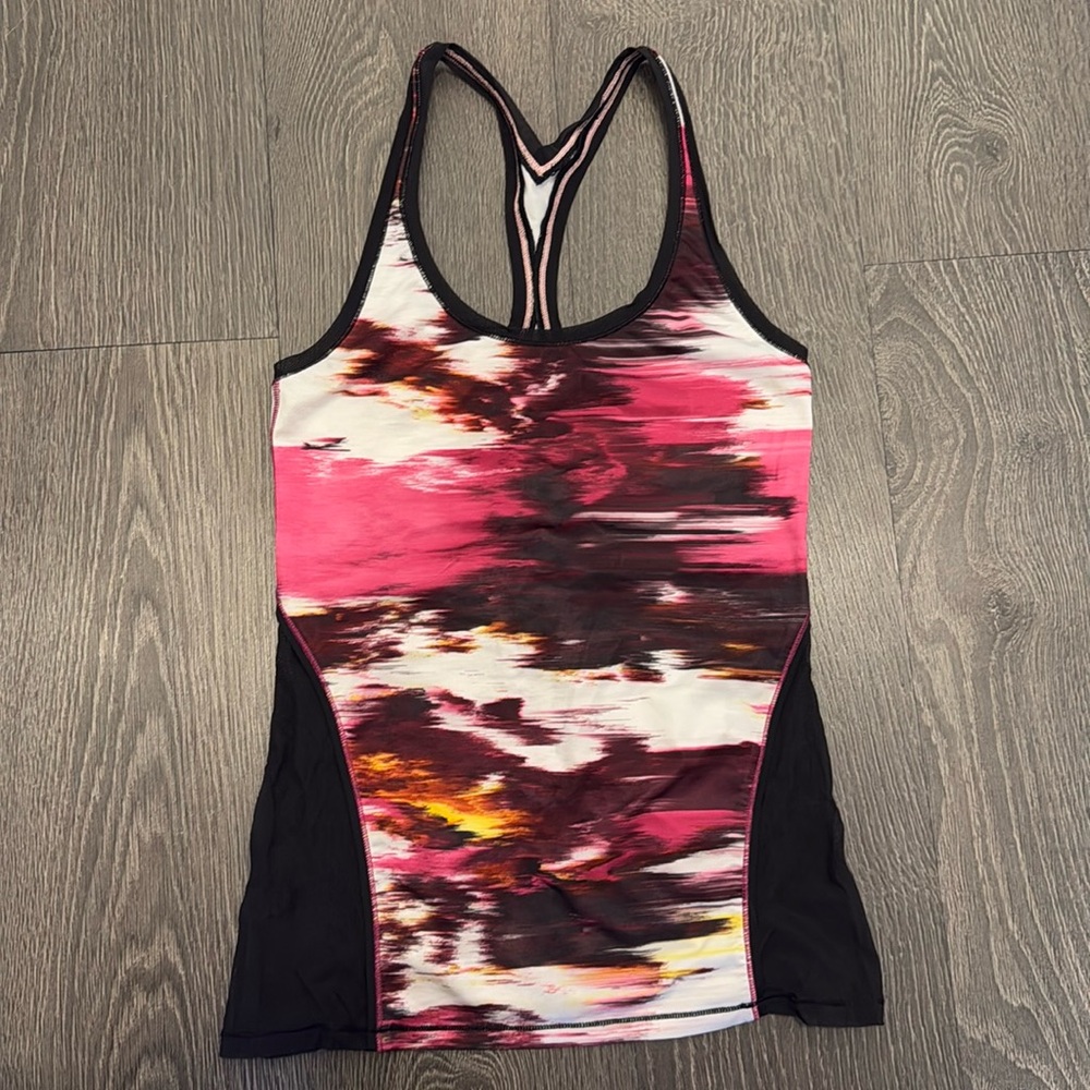 Discontinued lululemon tank with mesh back